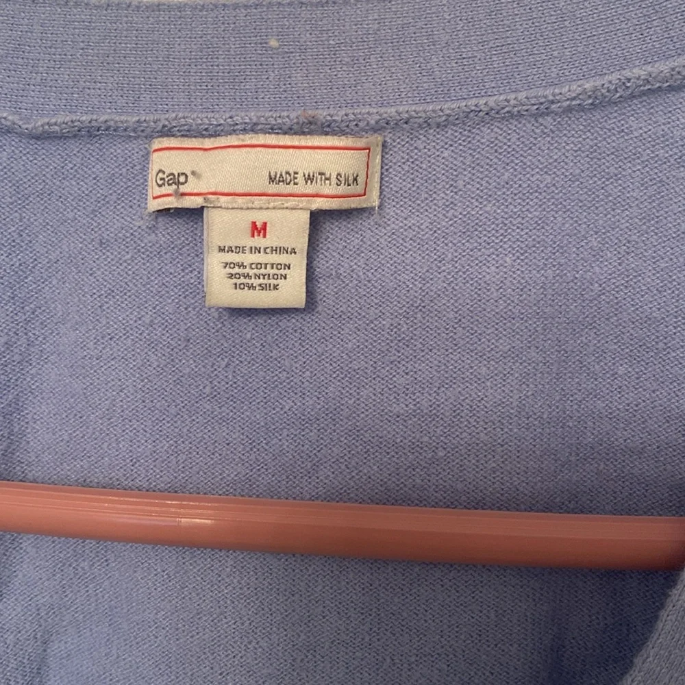 GAP periwinkle blue cardigan - Picture 3 of 5